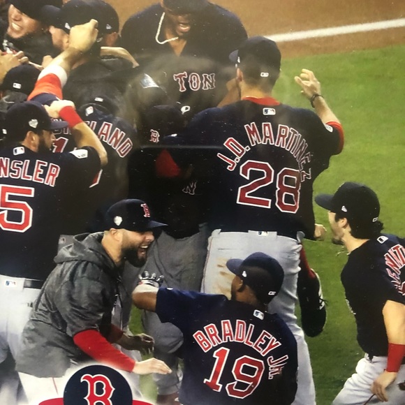 Man Cave Boston Red Sox 2018 World Series Framed Photo Highland Mint Ltd. Ed. - Picture 5 of 10